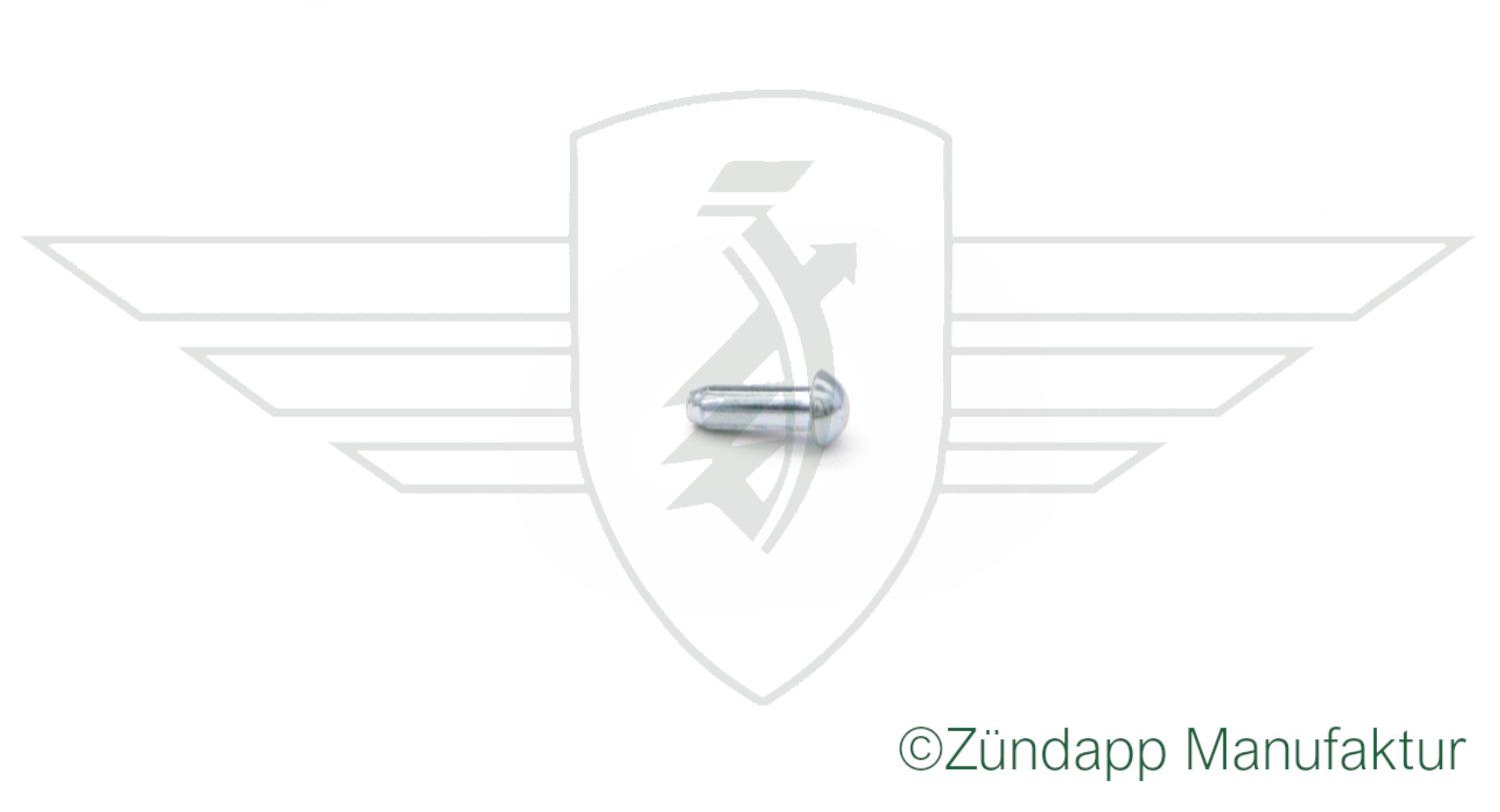 Round-head grooved pin 5x15